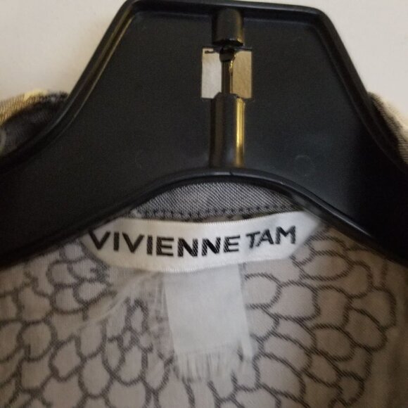 Vivienne Tam Floral Print Belted Light Weight Coat - Picture 12 of 13